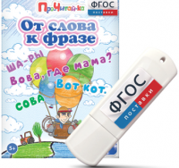 Игры для чтения слов и словосочетаний "От слова к фразе" на USB - носителе - fgospostavki.ru - Кубинка