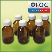 Набор склянок для растворов реактивов 30 миллилитров (6 штук) - fgospostavki.ru - Кубинка