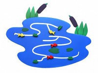 Сенсомоторное декоративно-развивающее панно "Река" - fgospostavki.ru - Кубинка