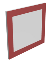 Щит баскетбольный навесной на шведскую стенку (ламинированная фанера), размер 400х450 миллиметров - fgospostavki.ru - Кубинка