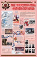 Плакат "Великая Отечественная война: Крах гитлеровского плана «молниеносной войны» " - fgospostavki.ru - Кубинка