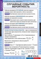 Комплект таблиц. Теория вероятностей и математическая статистика. - fgospostavki.ru - Кубинка