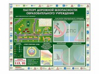 Стенд-уголок "Паспорт дорожной безопасности образовательного учреждения" - fgospostavki.ru - Кубинка