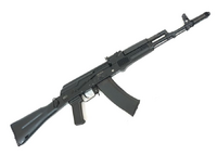 Массогабаритный лазерный макет автомат Калашникова АК-74 со встроенным лазерным модулем и аккумуляторной батареей - fgospostavki.ru - Кубинка