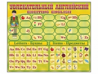 Комплект оборудования "Английский алфавит" с комплектом тематических магнитов - fgospostavki.ru - Кубинка