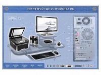 Электрифицированный информационный стенд-тренажер "Периферийные устройства персонального компьютера" с функцией контроля и обучения - fgospostavki.ru - Кубинка