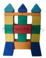 Мягкий модуль-конструктор "Башня" (17 элементов) - fgospostavki.ru - Кубинка