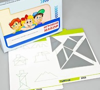 Игровой набор "Танграм" (с комплектом карточек) - fgospostavki.ru - Кубинка
