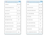 Комплект карточек (10) "Обучающий калейдоскоп. Умножение на 7, 8 и 9" - fgospostavki.ru - Кубинка