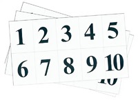 Набор цифр от 1 до 10 (для начальной школы) - fgospostavki.ru - Кубинка