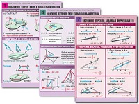 Комплект таблиц по всему курсу геометрии (100 таблиц, А1, полноцветные, ламинированные) - fgospostavki.ru - Кубинка