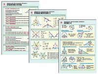 Комплект таблиц по геометрии "Планиметрия. Многоугольники. Окружность" раздаточные (цветные, ламинированные, А4, 8 штук) - fgospostavki.ru - Кубинка