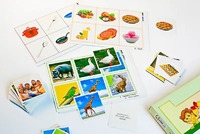 Лото "Иностранный язык" (3 игры, 6 планшетов, 36 карточек, цветные, ламинированные) - fgospostavki.ru - Кубинка