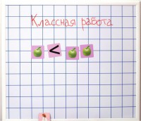 Магнитно-маркерная доска "Клетка" (86 см х 75 см) - fgospostavki.ru - Кубинка