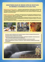 Комплект плакатов "Добровольная пожарная дружина" - fgospostavki.ru - Кубинка