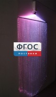 Фибероптическая занавесь (150 волокон) с интерактивным источником света - fgospostavki.ru - Кубинка