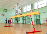 Бревно гимнастическое напольное постоянной высоты (700 мм) (5 м) - fgospostavki.ru - Кубинка