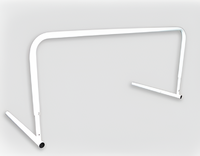 Барьер тренировочный регулируемой высоты (кнопочный фиксатор) - fgospostavki.ru - Кубинка