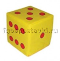 Кубик "Бросайка" с точками - fgospostavki.ru - Кубинка