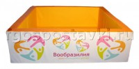 Сухой бассейн "Вообразилия" квадратный с шелкографией - fgospostavki.ru - Кубинка