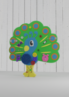 Бизиборд «Радостный павлин» - fgospostavki.ru - Кубинка