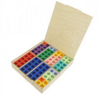 Нумирошка. Набор цветных пластиковых форм 80 шт. в коробке по методике Нумикон - fgospostavki.ru - Кубинка