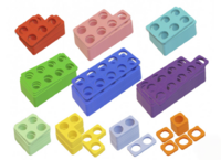 Нумирошка. Набор цветных пластиковых форм 100 шт. по методике Нумикон - fgospostavki.ru - Кубинка