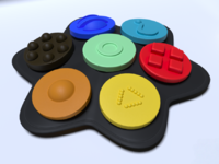 Полностью тактильный коммуникатор 7-кнопочный многоуровневый - fgospostavki.ru - Кубинка