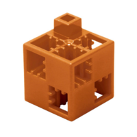 Кубик-основание коричневый 20х20 Artec - fgospostavki.ru - Кубинка