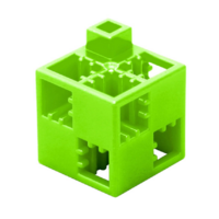 Кубик-основание желто-зеленый 20х20 Artec - fgospostavki.ru - Кубинка