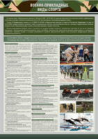 Стенд "Военно-прикладные виды спорта" - fgospostavki.ru - Кубинка