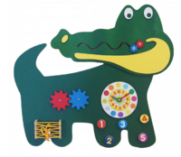 Бизиборд «Зеленый крокодил» - fgospostavki.ru - Кубинка