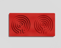 Межполушарная доска №10 красная - fgospostavki.ru - Кубинка