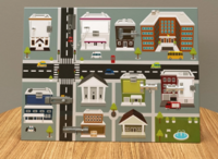 Настенная панель «Городские улицы» - fgospostavki.ru - Кубинка