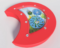 Настенный игровой модуль в виде части гусеницы с весами - fgospostavki.ru - Кубинка