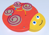 Настенный игровой элемент в виде головы гусеницы - fgospostavki.ru - Кубинка