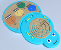 Настенный игровой элемент «Гусеница» - fgospostavki.ru - Кубинка