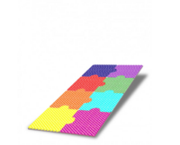 Настенная панель «Разноцветные пазлы» - fgospostavki.ru - Кубинка