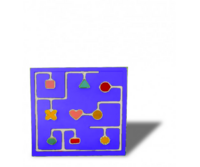 Развивающая панель для изучения движения фигур - fgospostavki.ru - Кубинка