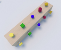 Развивающая панель «Винтовые цветочки » - fgospostavki.ru - Кубинка