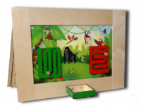 Тактильно-развивающая панель «Животные» - fgospostavki.ru - Кубинка