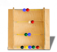 Тактильно-развивающая панель с текстурами и радужными шариками - fgospostavki.ru - Кубинка