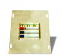 Тактильно-развивающая панель «Цветные счеты» - fgospostavki.ru - Кубинка