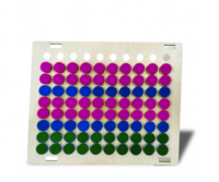 Тактильно-развивающая панель «Цветные фигурки» - fgospostavki.ru - Кубинка