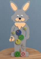 Бизиборд «Пасхальный кролик» - fgospostavki.ru - Кубинка