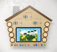 Интерактивный бизиборд с программным логопедическим комплексом и элементами «Избушка» - fgospostavki.ru - Кубинка