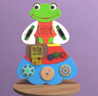 Бизиборд «Лягушка» - fgospostavki.ru - Кубинка