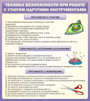 Стенд "Техника безопасности при работе с утюгом" - fgospostavki.ru - Кубинка