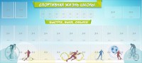 Стенд "Спортивная жизнь школы" - fgospostavki.ru - Кубинка