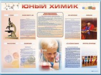 Стенд-уголок "Юный химик" - fgospostavki.ru - Кубинка